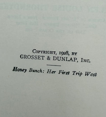 Honey Bunch: Her First Trip West