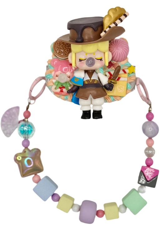 Chibi-Style fun phone clip & chain