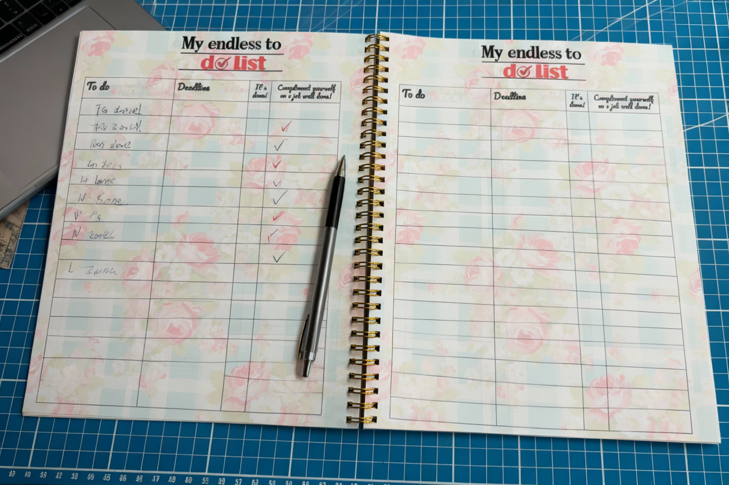 My endless to do list Journal.
