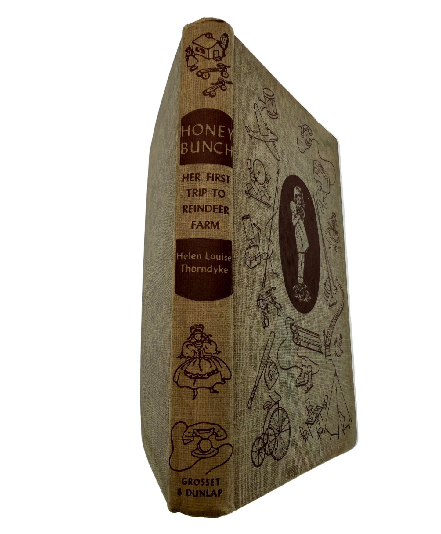 Honey Bunch: Her first trip to reindeer farm.