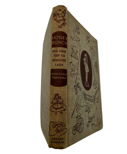 Honey Bunch: Her first trip to reindeer farm.