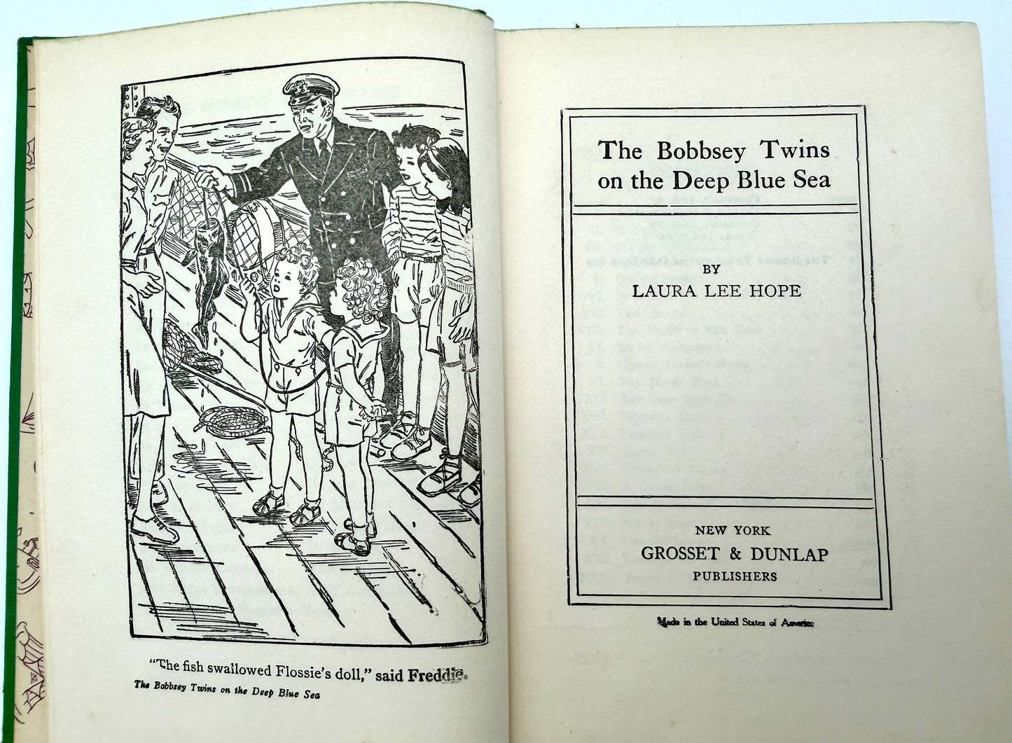 The Bobbsey Twins: On The deep blue sea