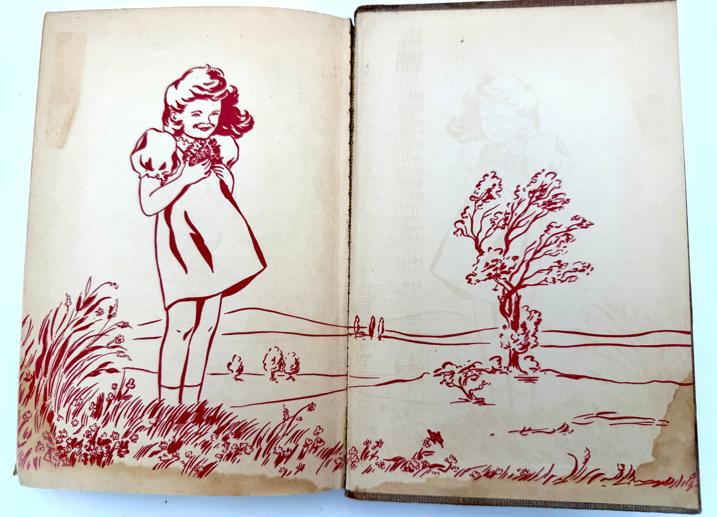 Honey Bunch: Her first trip to reindeer farm.