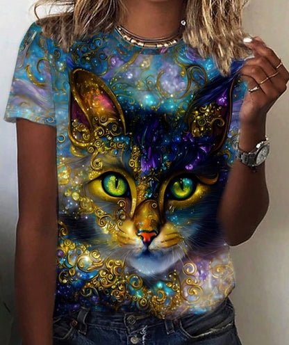 Whimsical Kitty Tshirt