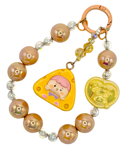 Cute Cheese baby charmed phone chain