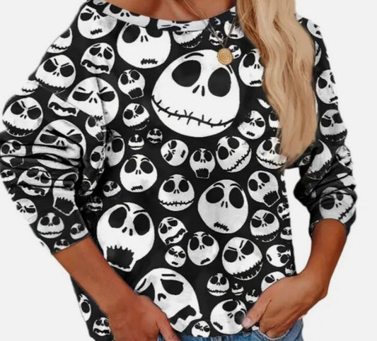 Women’s Skull long sleeve shirt (new)