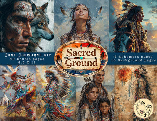 Sacred Ground Junk Journaling Kit