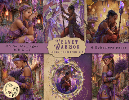 Velvet Warrior Junk Journaling kit