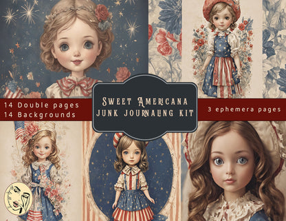 Sweet Americana Junk Journaling Kit