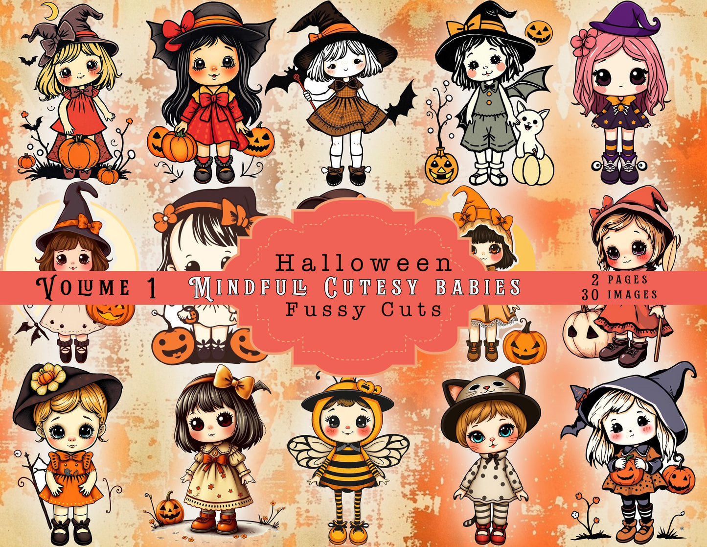 Halloween Cutesy Babies Volume 1