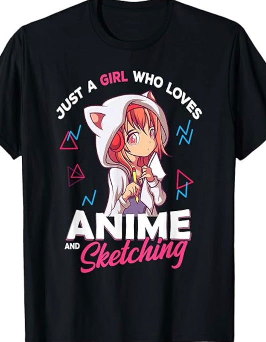 Adult Anime T-shirt (New)