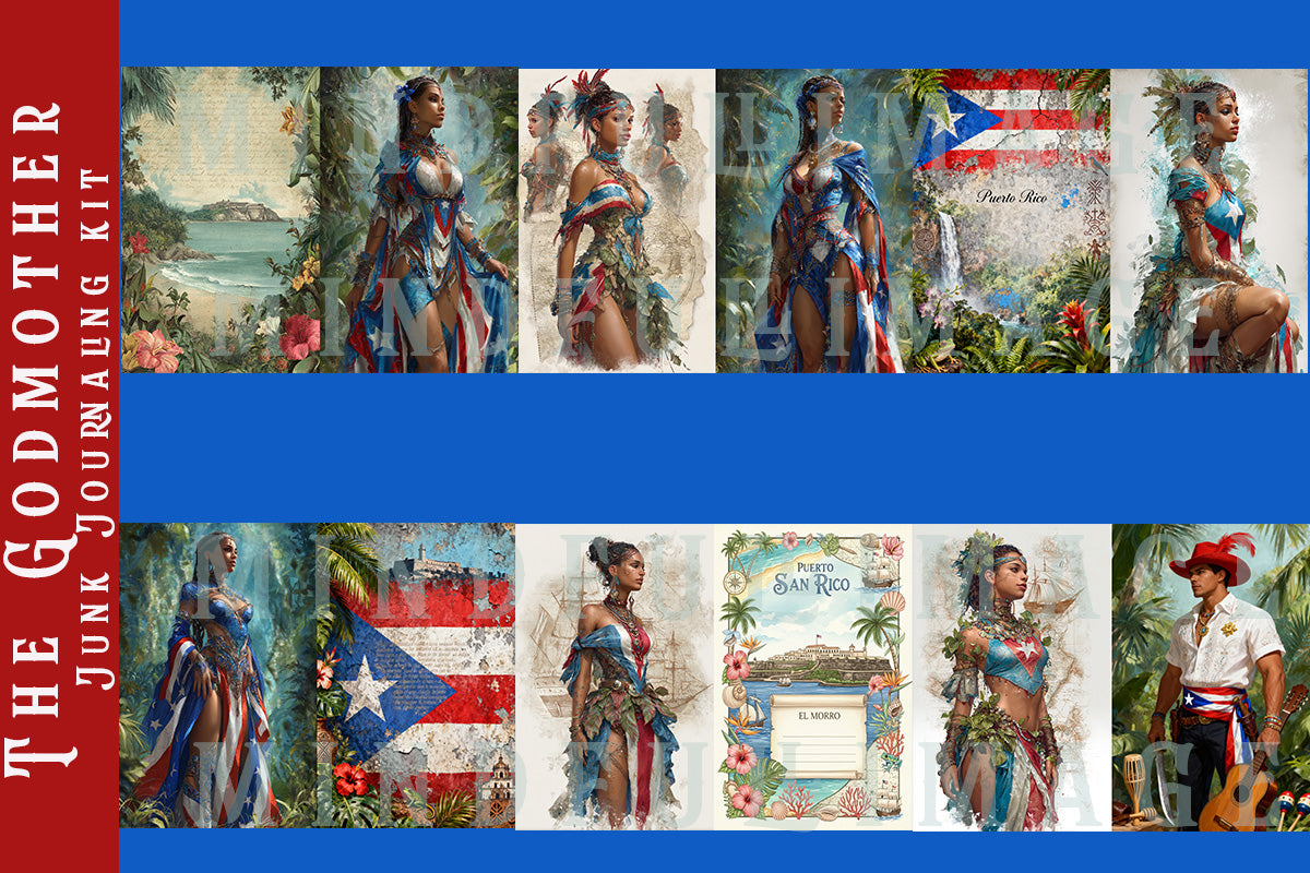 "Borinquen" Junk Journaling kit