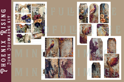 Phoenix Rising Junk journaling kit