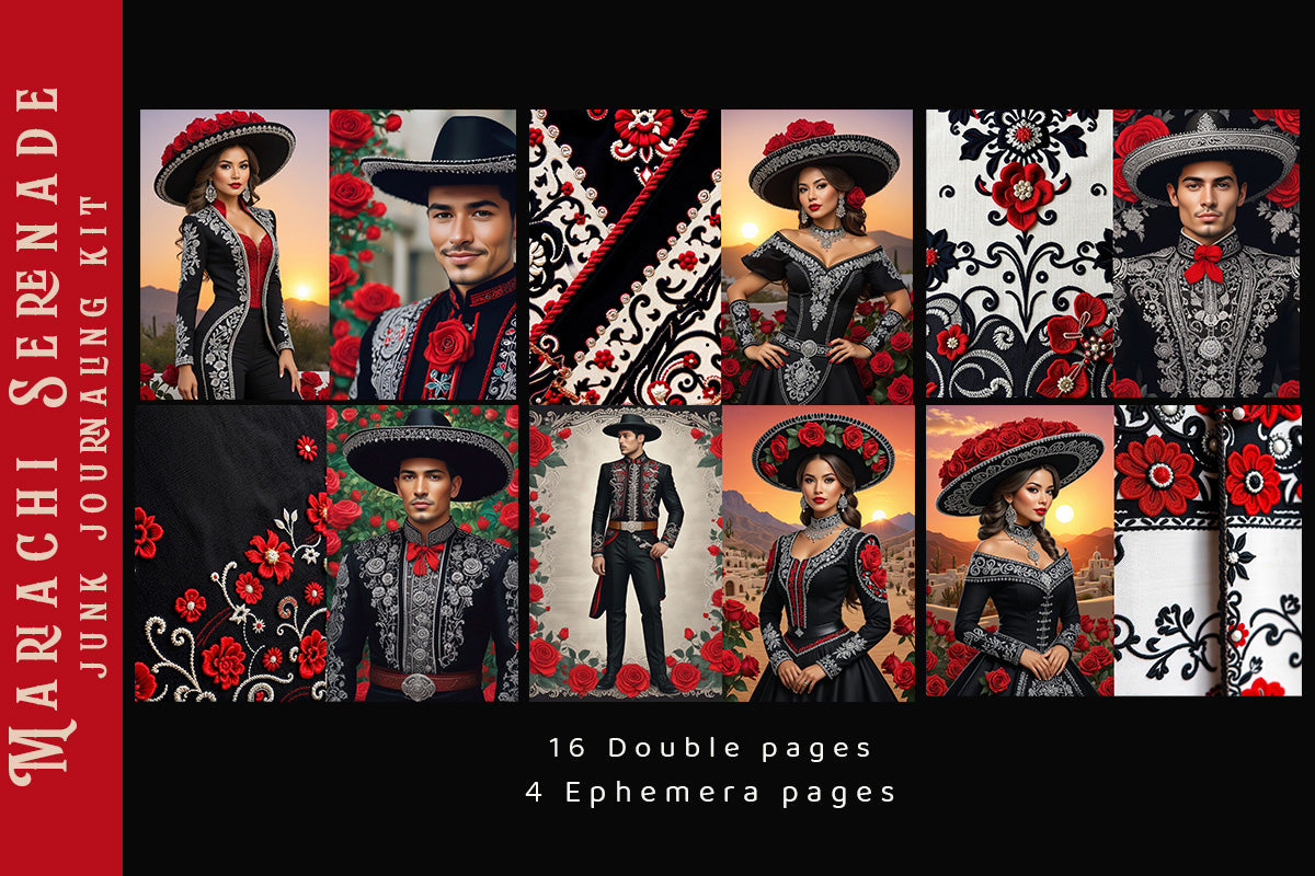 Mariachi Serenade Junk Journaling Kit