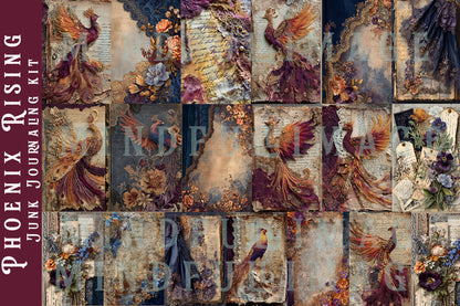 Phoenix Rising Junk journaling kit