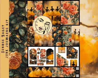 Sunrise Ballet Junk journaling kit