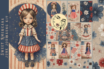 Sweet Americana Junk Journaling Kit