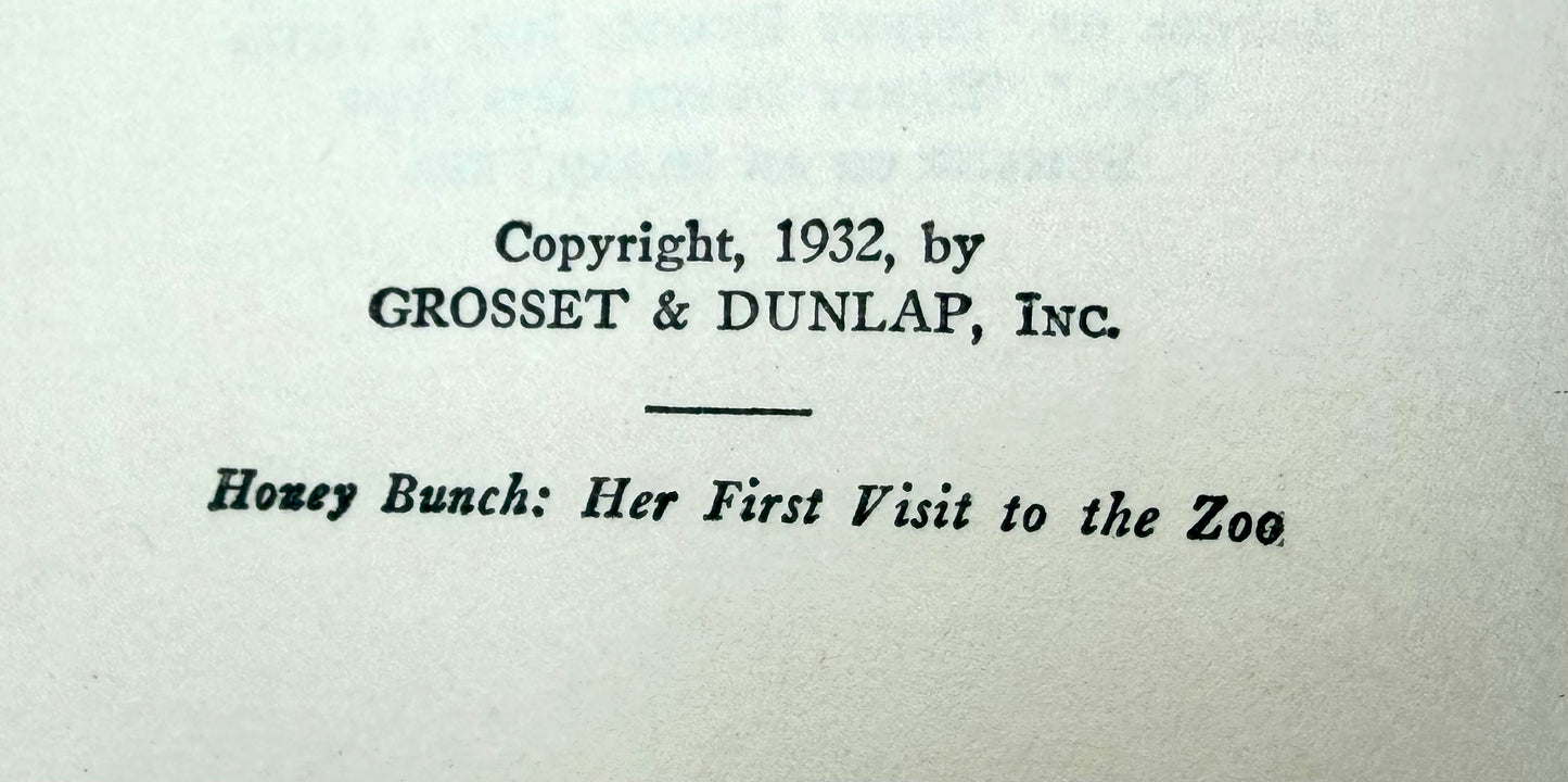 Honey Bunch: Her First visit to the zoo