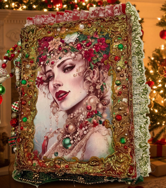 Santa Baby christmas Junk Journal