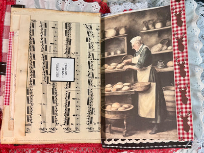 “Savor the moments” Recipe Junk Journal
