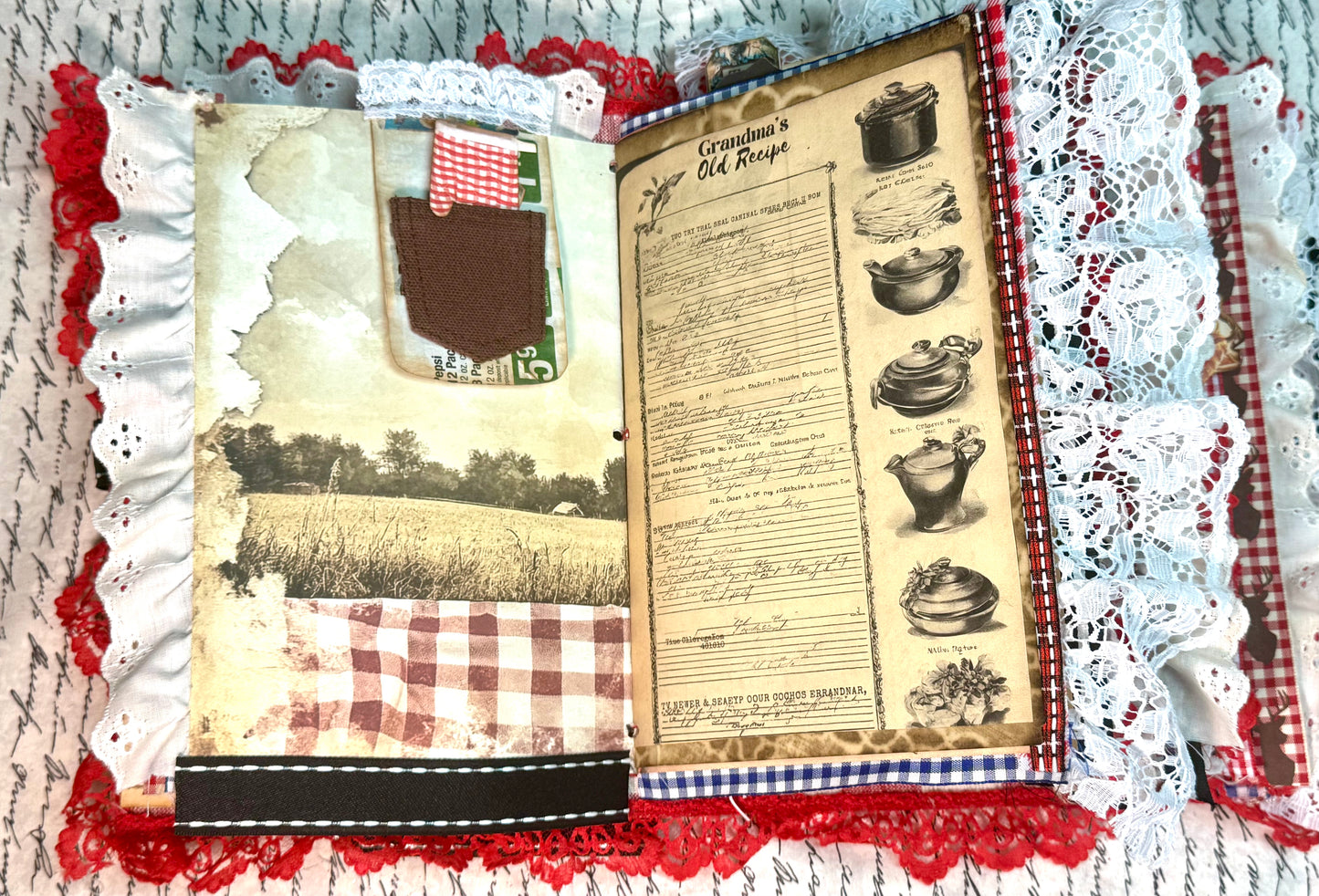 “Savor the moments” Recipe Junk Journal