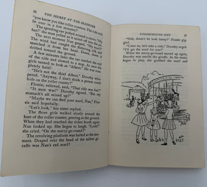 The Secret at the seashore- Vintage book “The bobbsey Twins”