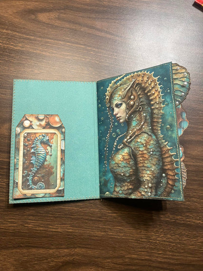 Seahorse Royalty Junk Journaling kit