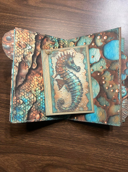 Seahorse Royalty Junk Journaling kit