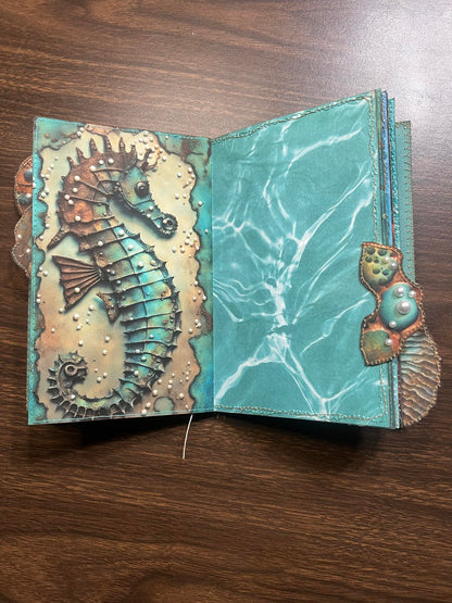 Seahorse Royalty Junk Journaling kit