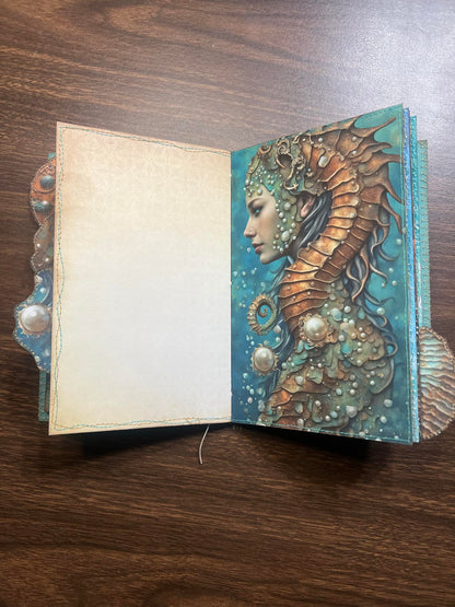 Seahorse Royalty Junk Journaling kit
