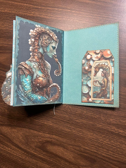 Seahorse Royalty Junk Journaling kit