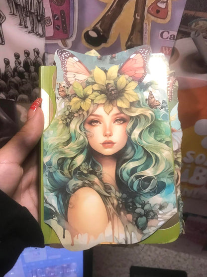 Emerald Whisper Tall Junk Journaling Kit