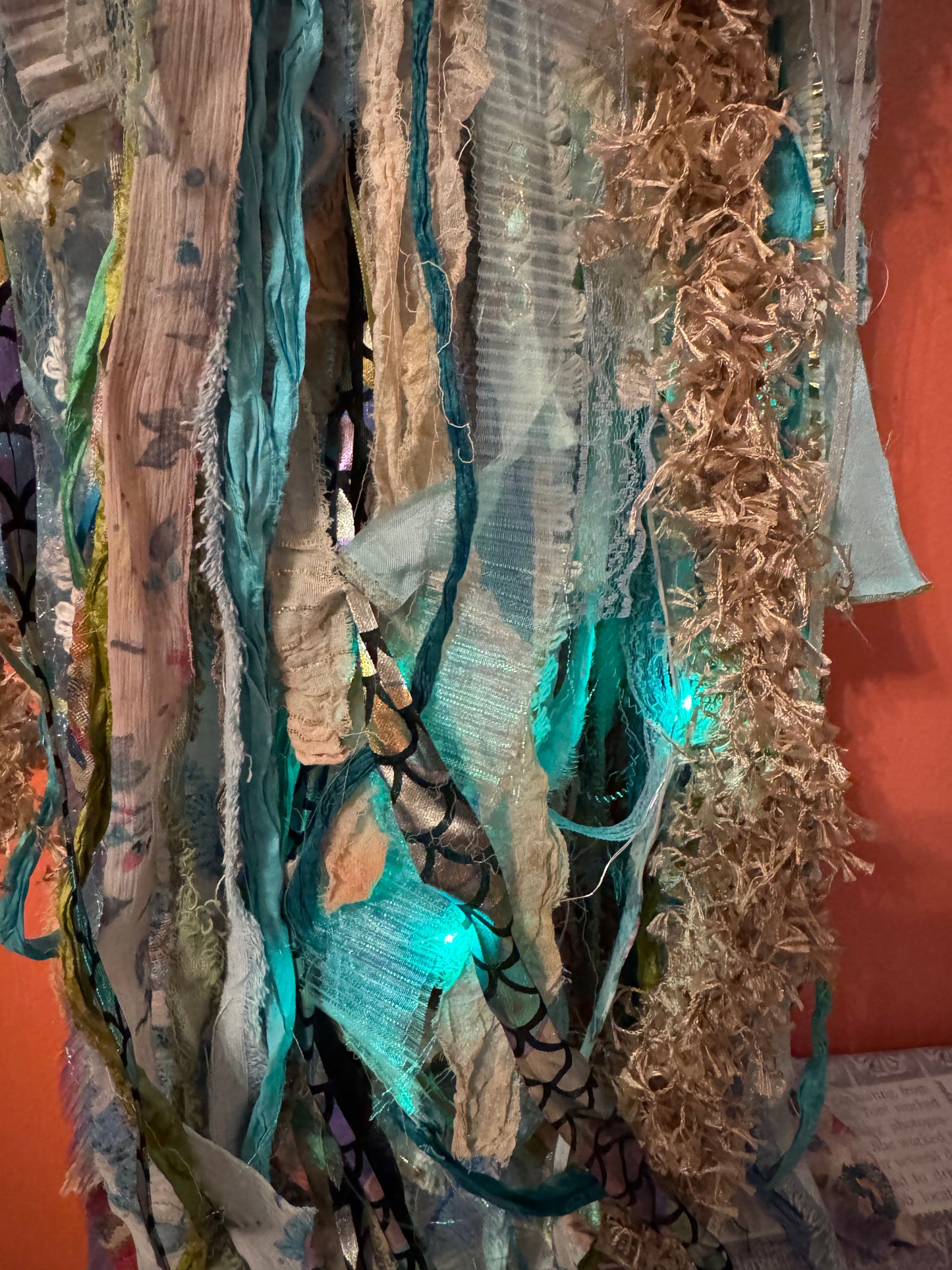 Mermaid glow in the dark home decore “Charmed Tassel”