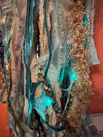 Mermaid glow in the dark home decore “Charmed Tassel”