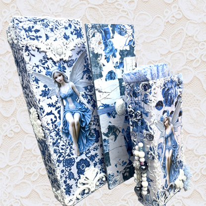 Porcelain Faerie Junk journal, box and oversized folio set