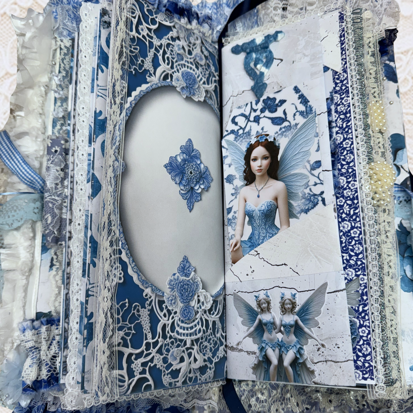 Porcelain Faerie Junk journal, box and oversizevd folio set