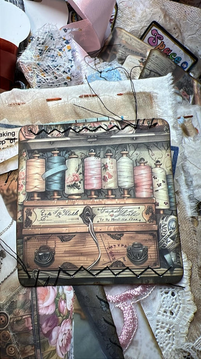The sewing room Junk Journaling kit