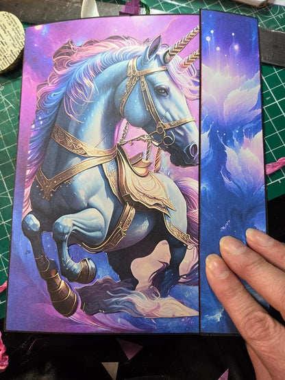 Unicorn Carrousel Junk Journaling Kit