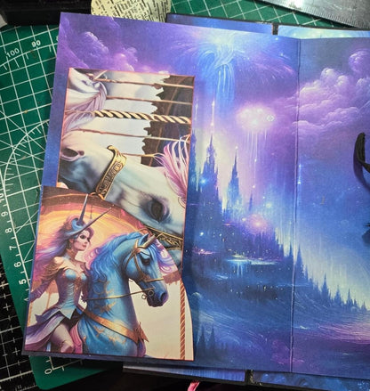 Unicorn Carrousel Junk Journaling Kit