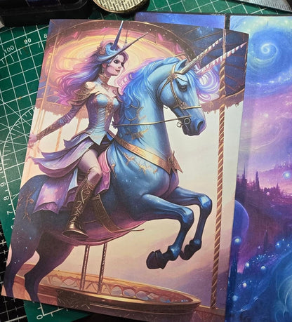 Unicorn Carrousel Junk Journaling Kit