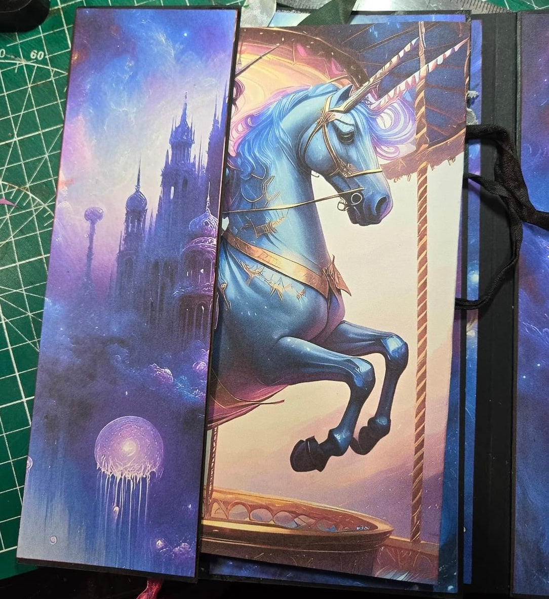 Unicorn Carrousel Junk Journaling Kit