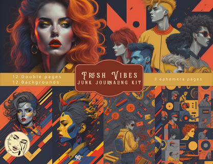 Fresh Vibes Junk Journaling kit