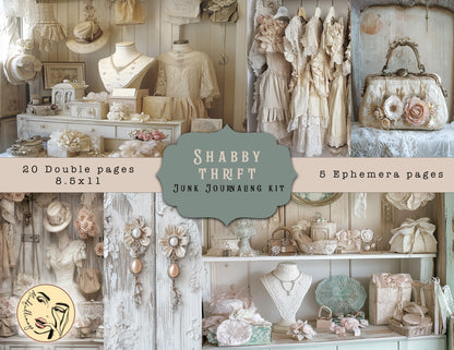 Shabby Thrift Junk Journaling Kit