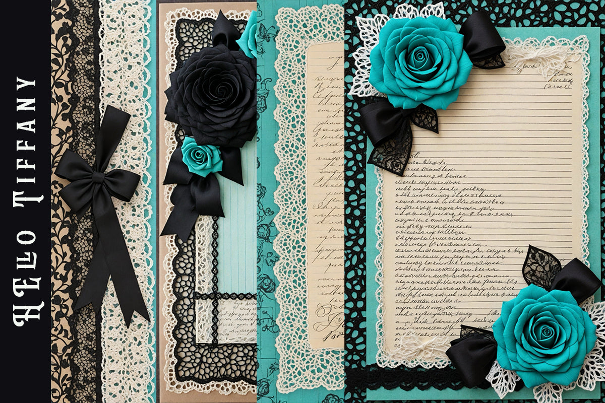 Hello Tiffany Digital Paper Pack