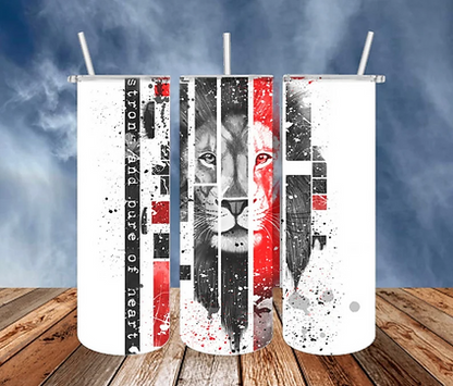 Strong and pure of heart 20 oz tumbler