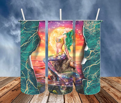 Fantasy Mermaid 20 oz tumbler
