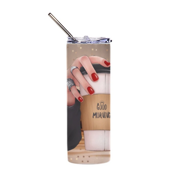 Good morning coffee queen 20 oz tumbler