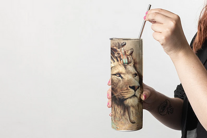 Egyptian lion king 20 oz tumbler