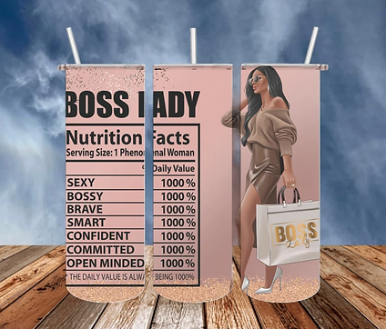 Boss lady 20 oz tumbler