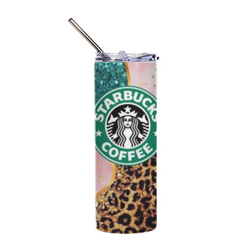 Starbucks graphic leopard print 20 oz tumbler